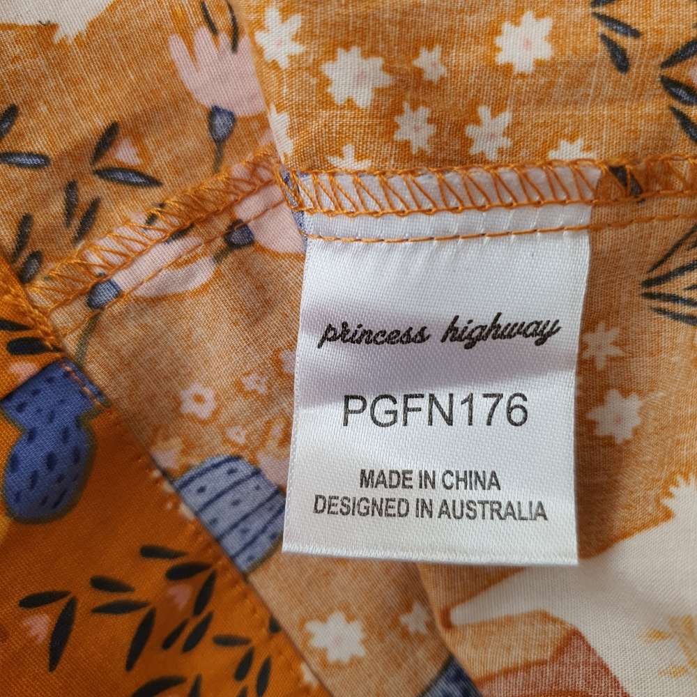 NWT Princess Highway Size 14 Llama Print Fit and Flare Dress with Pockets - Picture 7 of 15